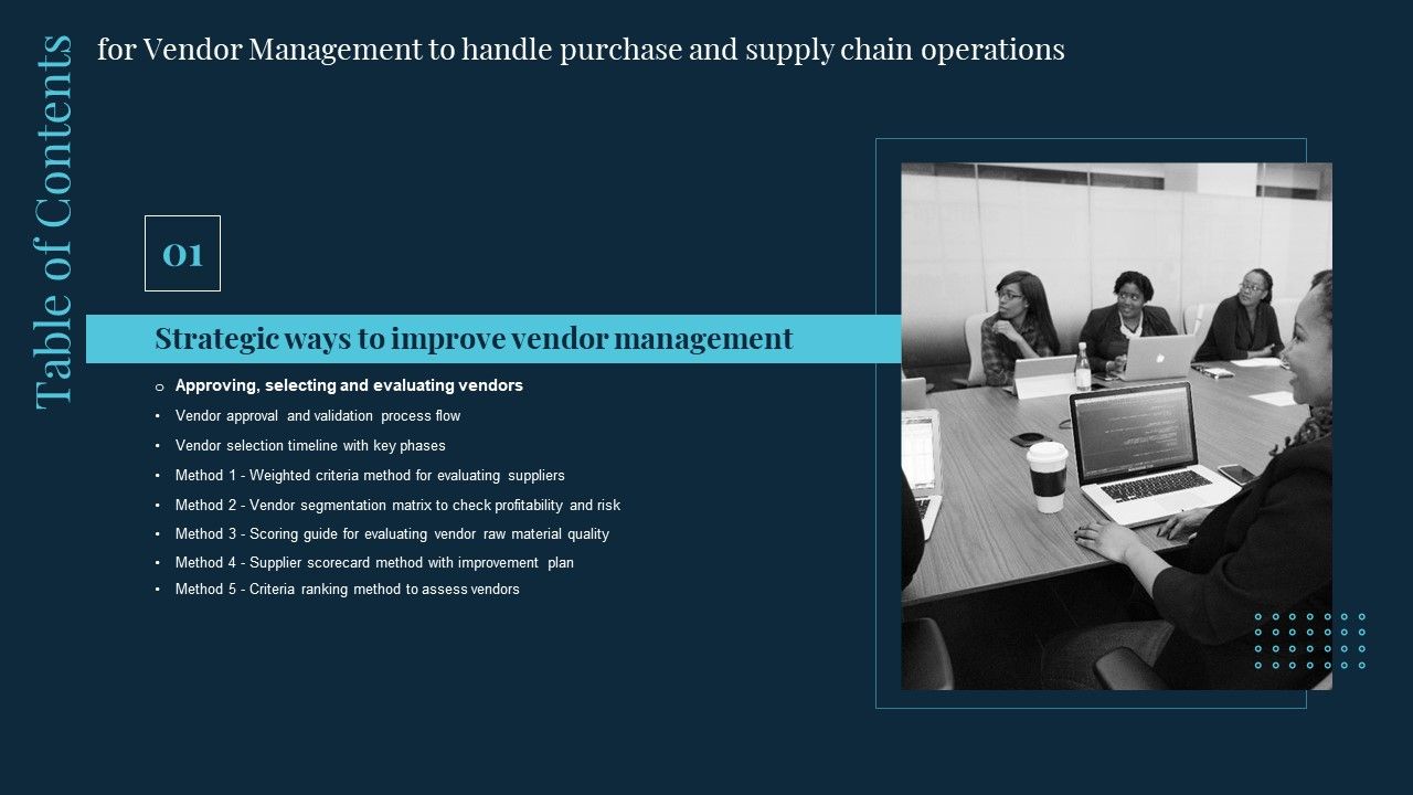 Table_Of_Contents_For_Vendor_Management_To_Handle_Purchase_And_Supply_Chain_Operations_Slide_Slides_PDF_Slide_1.jpg