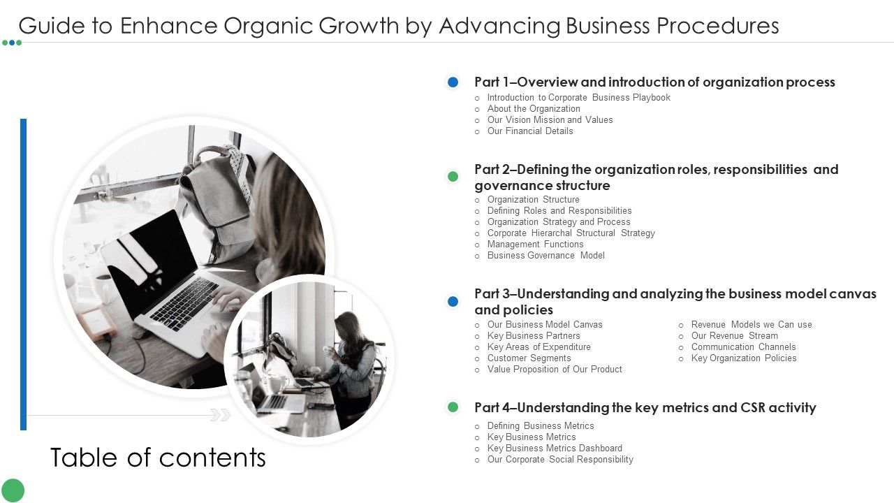 Table_Of_Contents_Guide_To_Enhance_Organic_Growth_By_Advancing_Business_Procedures_Elements_PDF_Slide_1.jpg