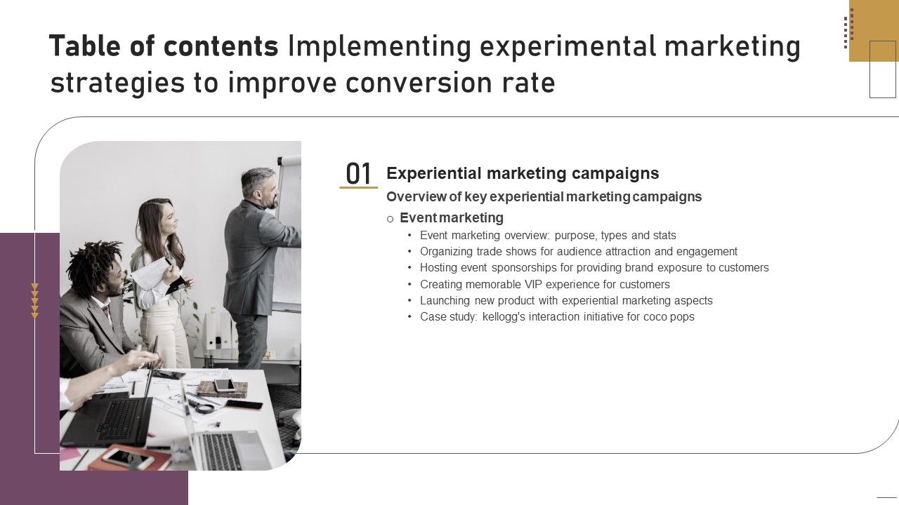 Table_Of_Contents_Implementing_Experimental_Marketing_Strategies_To_Improve_Conversion_Rate_Slide_Themes_PDF_Slide_1.jpg