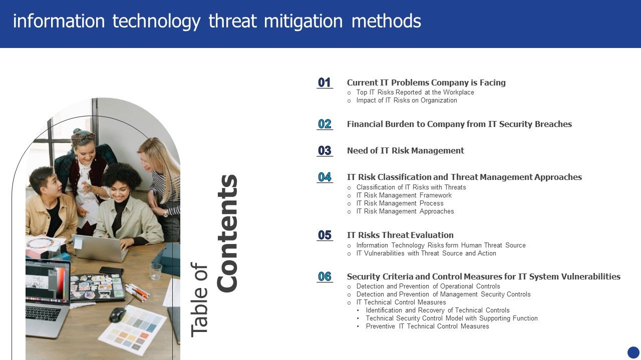 Table_Of_Contents_Information_Technology_Threat_Mitigation_Methods_Brochure_PDF_Slide_1.jpg
