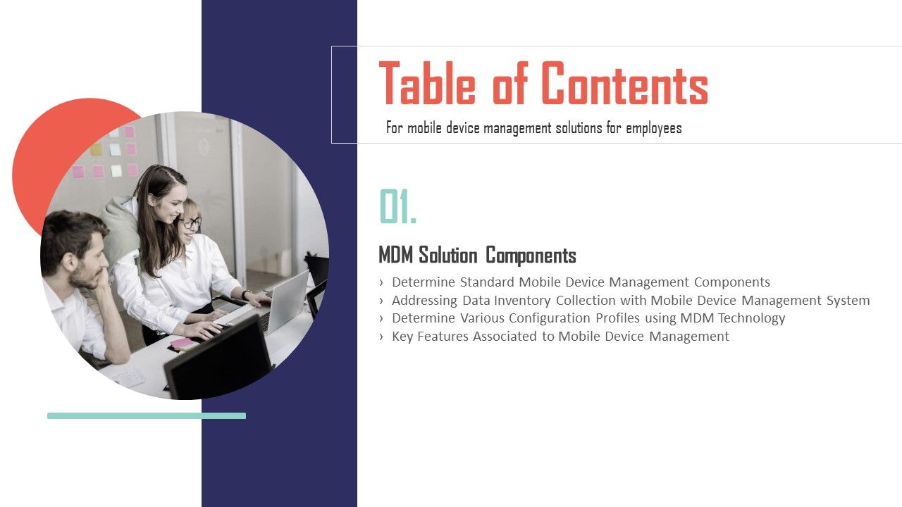 Table_Of_Contents_Mobile_Device_Management_Solutions_For_Employees_Infographics_PDF_Slide_1.jpg