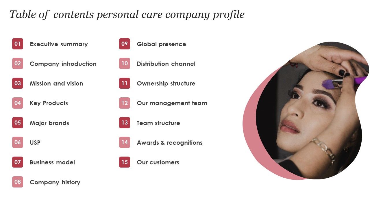 Table_Of_Contents_Personal_Care_Company_Profile_Ppt_PowerPoint_Presentation_File_Example_File_PDF_Slide_1.jpg
