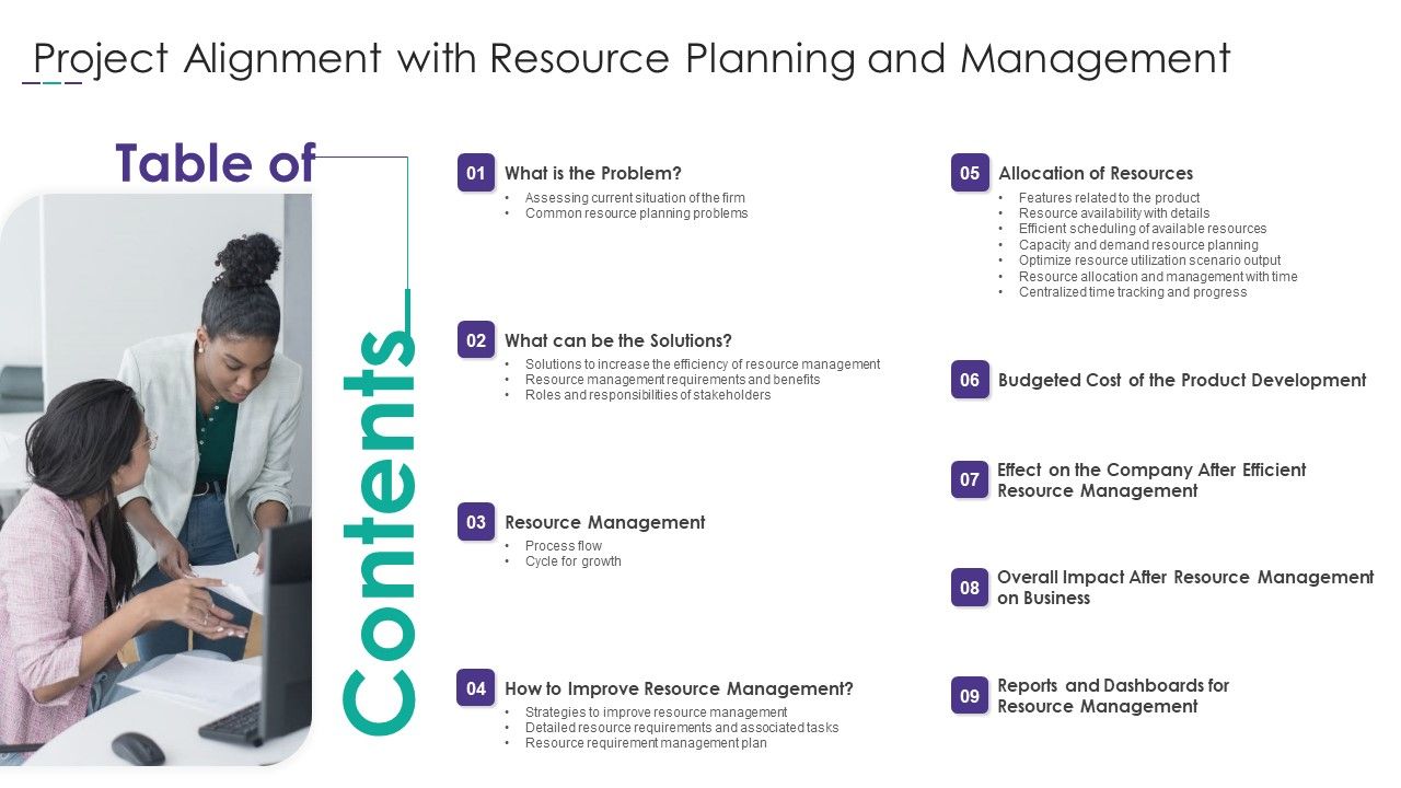 Table_Of_Contents_Project_Alignment_With_Resource_Planning_And_Management_Brochure_PDF_Slide_1.jpg
