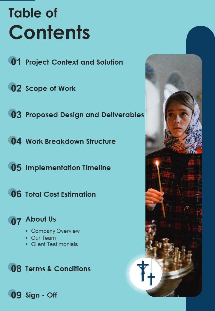 Table_Of_Contents_Proposal_For_Church_Building_Project_One_Pager_Sample_Example_Document_Slide_1.jpg
