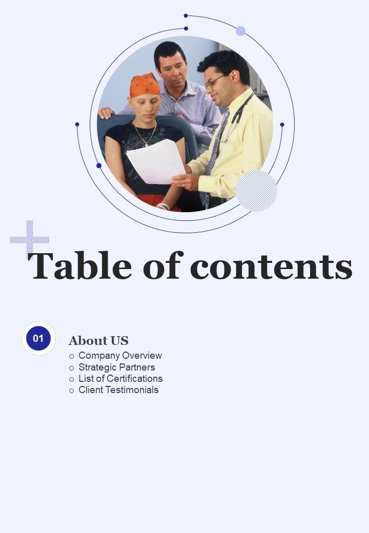 Table_Of_Contents_Proposal_For_Medical_And_Healthcare_Integrated_System_One_Pager_Sample_Example_Document_Slide_1.jpg