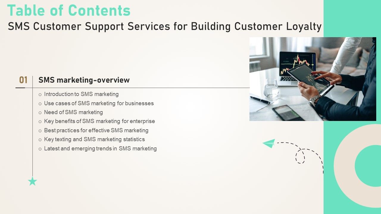 Table_Of_Contents_SMS_Customer_Support_Services_For_Building_Customer_Loyalty_Themes_PDF_Slide_1.jpg