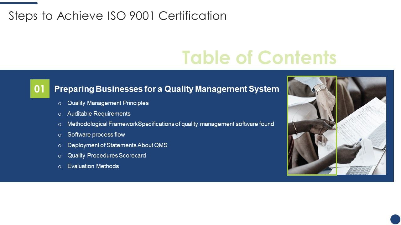Table_Of_Contents_Steps_To_Achieve_ISO_9001_Certification_Quality_Themes_PDF_Slide_1.jpg