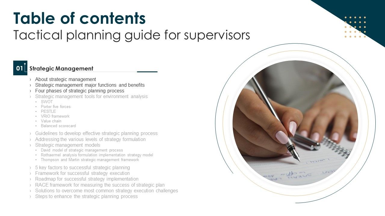 Table_Of_Contents_Tactical_Planning_Guide_For_Supervisors_Value_Infographics_PDF_Slide_1.jpg