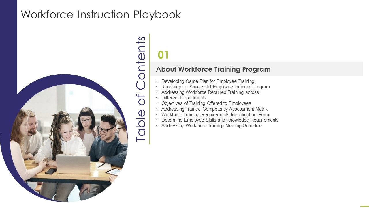 Table_Of_Contents_Workforce_Instruction_Playbook_Matrix_Formats_PDF_Slide_1.jpg