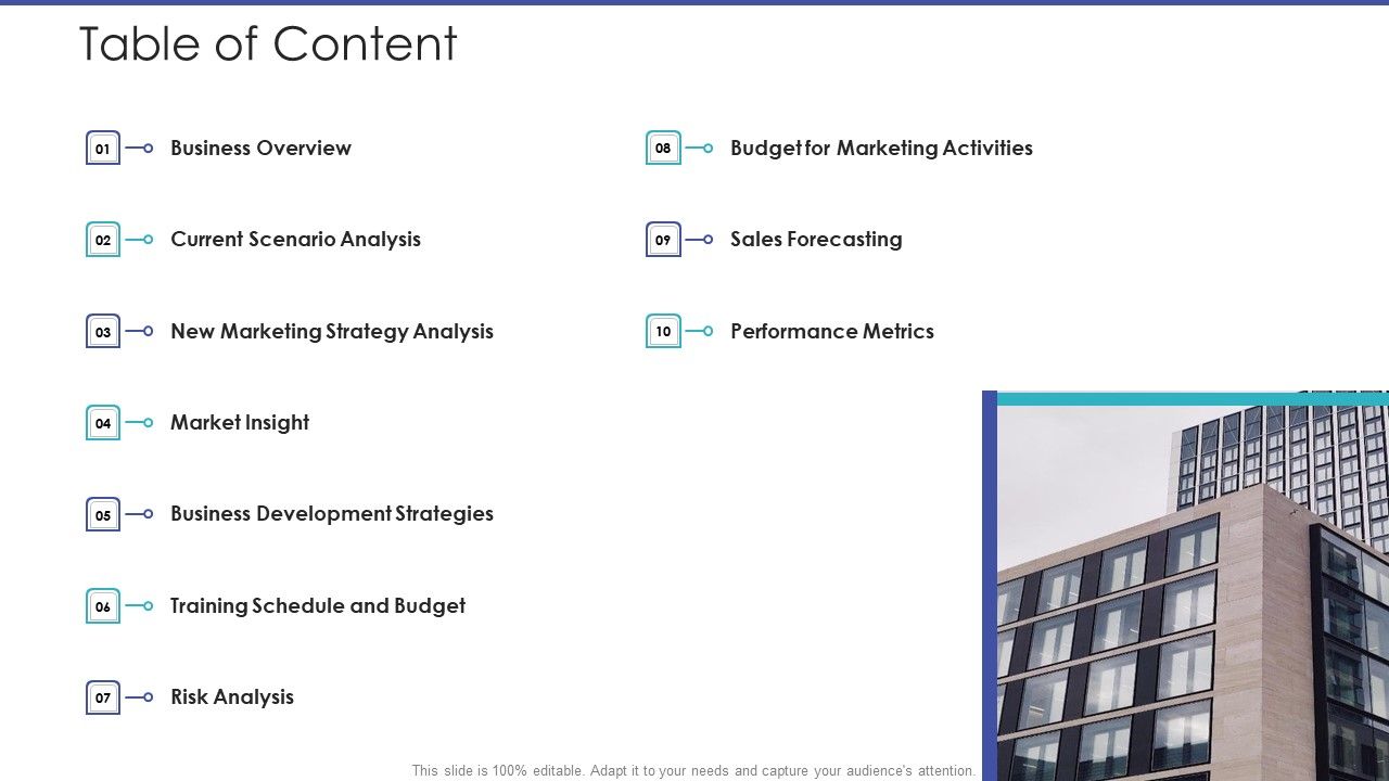 Tactical_Planning_For_Marketing_And_Commercial_Advancement_Table_Of_Content_Guidelines_PDF_Slide_1.jpg