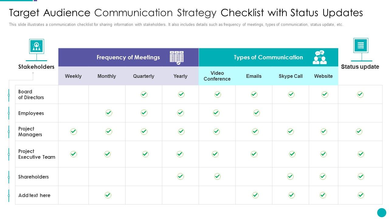 Target_Audience_Communication_Strategy_Checklist_With_Status_Updates_Ppt_PowerPoint_Presentation_File_Graphics_Design_PDF_Slide_1.jpg