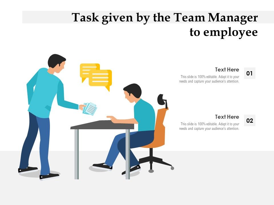 Task_Given_By_The_Team_Manager_To_Employee_Ppt_PowerPoint_Presentation_File_Clipart_PDF_Slide_1.jpg