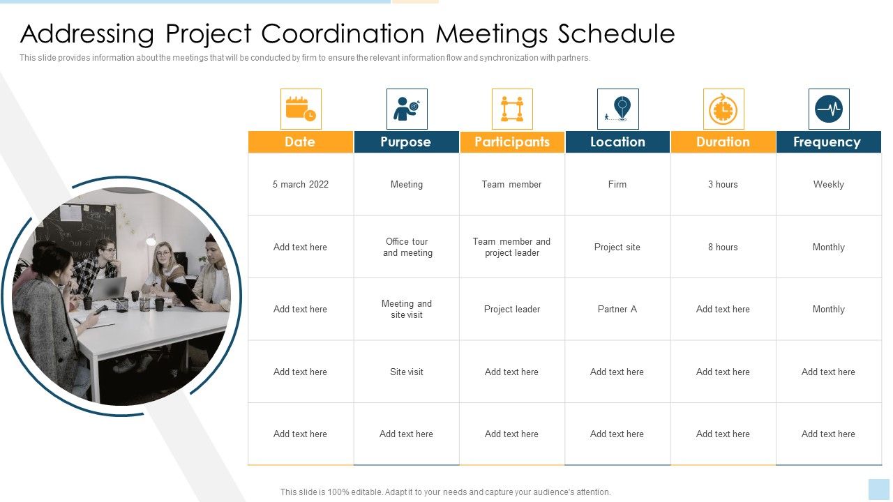 Task_Management_For_Successful_Project_Delivery_Addressing_Project_Coordination_Meetings_Schedule_Elements_PDF_Slide_1.jpg