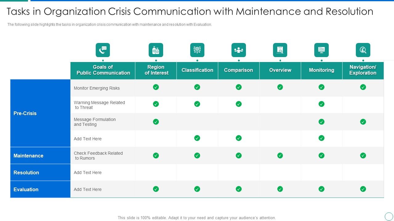 Tasks_In_Organization_Crisis_Communication_With_Maintenance_And_Resolution_Topics_PDF_Slide_1.jpg
