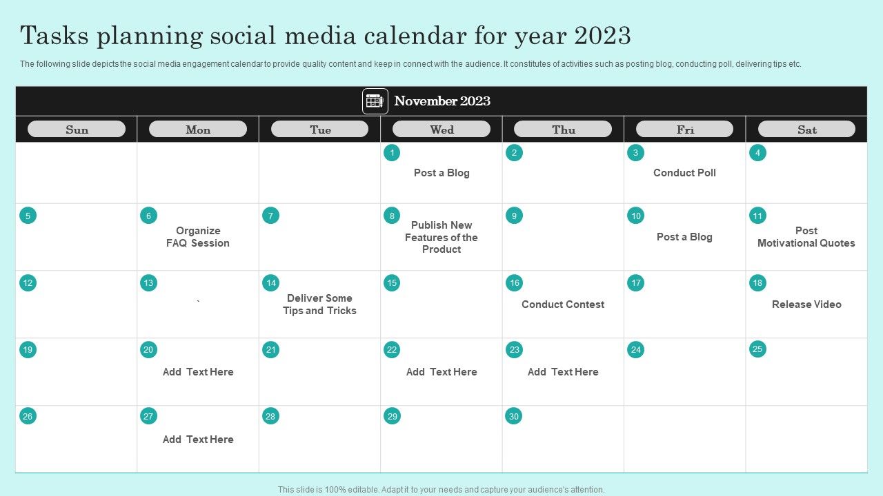 Tasks_Planning_Social_Media_Calendar_For_Year_2023_Information_PDF_Slide_1.jpg
