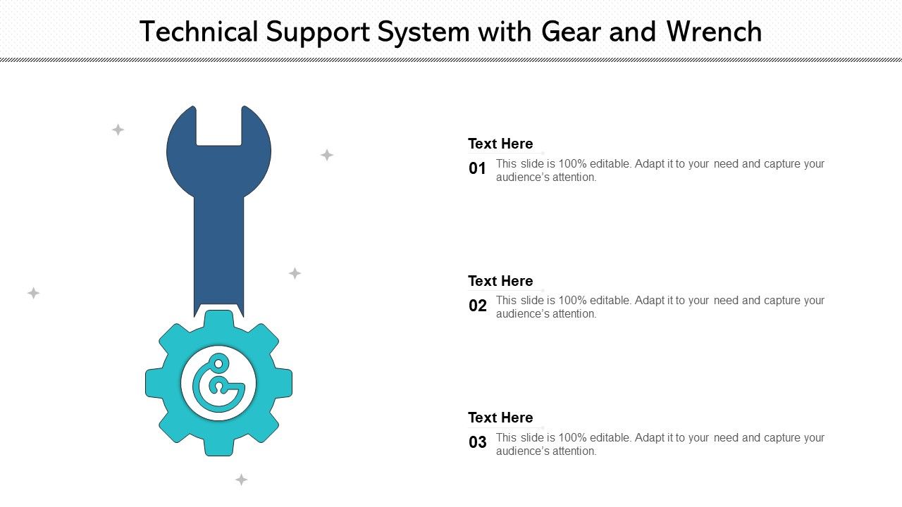 Technical_Support_System_With_Gear_And_Wrench_Ppt_Gallery_Topics_PDF_Slide_1.jpg