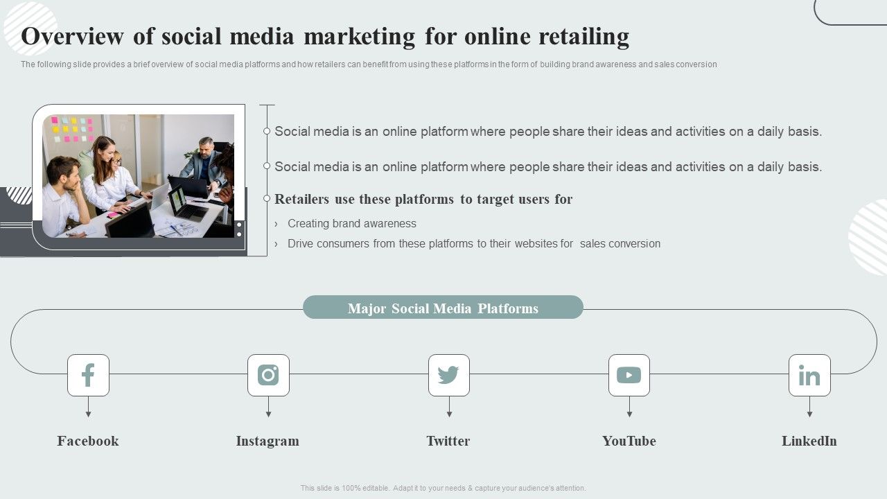 Techniques_To_Enhance_Customer_Engagement_Via_Digital_Platforms_Overview_Of_Social_Media_Marketing_For_Online_Retailing_Summary_PDF_Slide_1.jpg