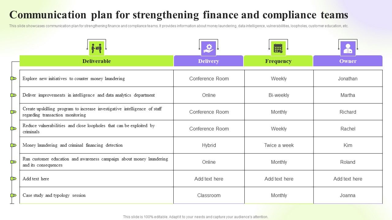 Techniques_To_Monitor_Transactions_Communication_Plan_For_Strengthening_Finance_Brochure_PDF_Slide_1.jpg