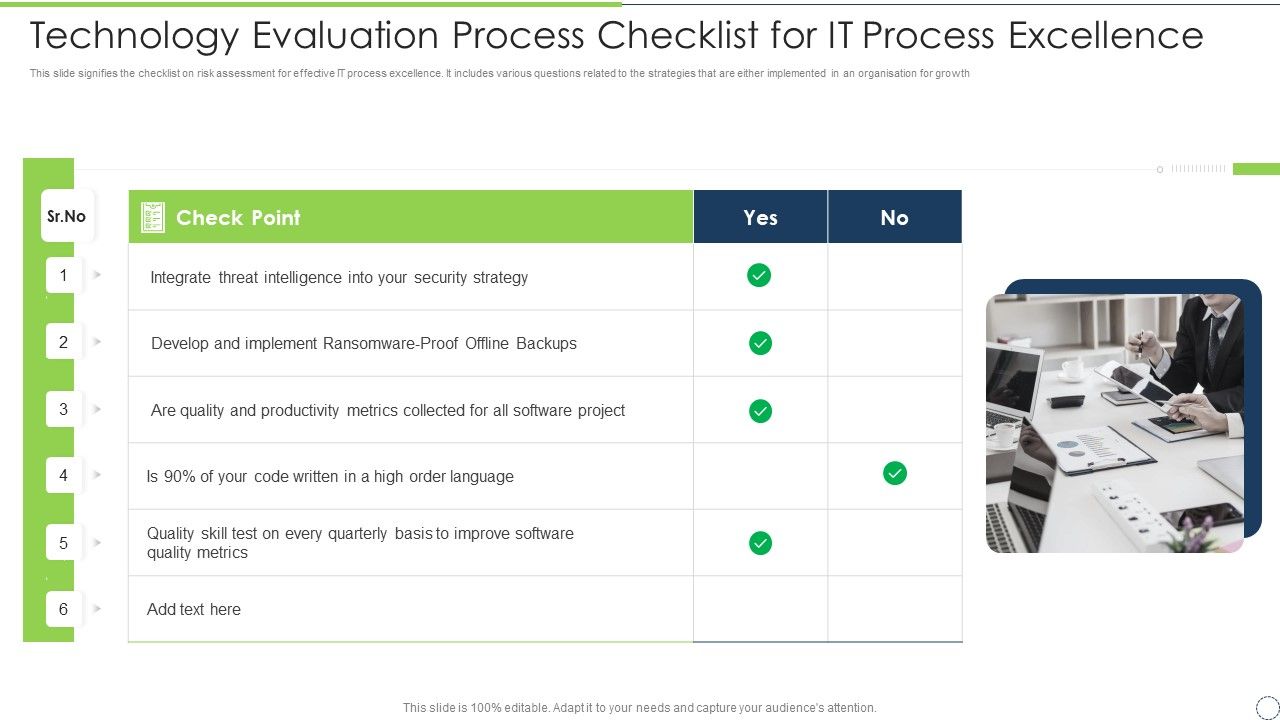 Technology_Evaluation_Process_Checklist_For_IT_Process_Excellence_Rules_PDF_Slide_1.jpg