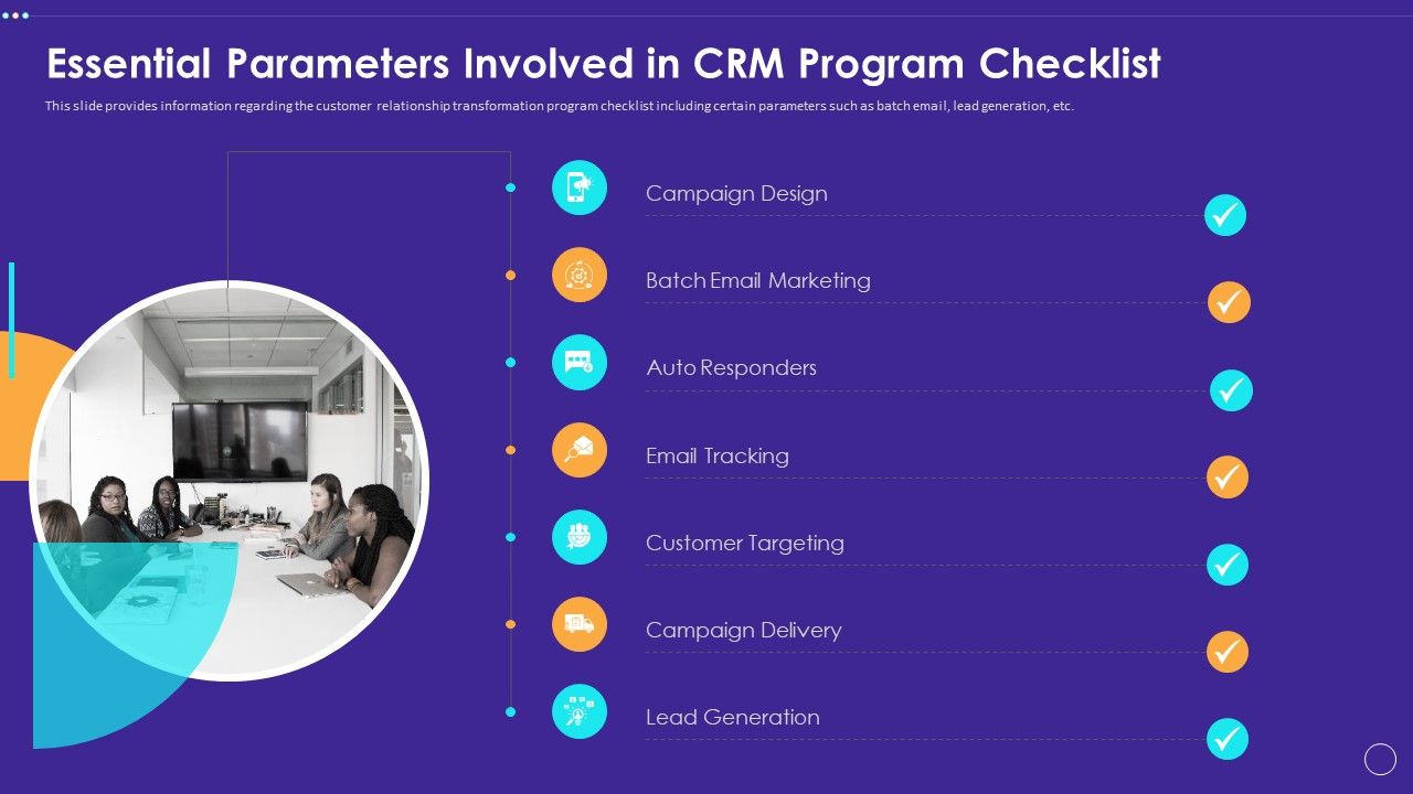 Technology_Transformation_Toolkit_To_Enhance_Customer_Service_Essential_Parameters_Involved_In_CRM_Program_Checklist_Slides_PDF_Slide_1.jpg
