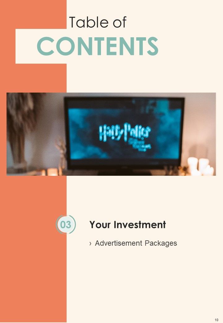 Television Commercial Service Proposal Example Document Report Doc Pdf Ppt