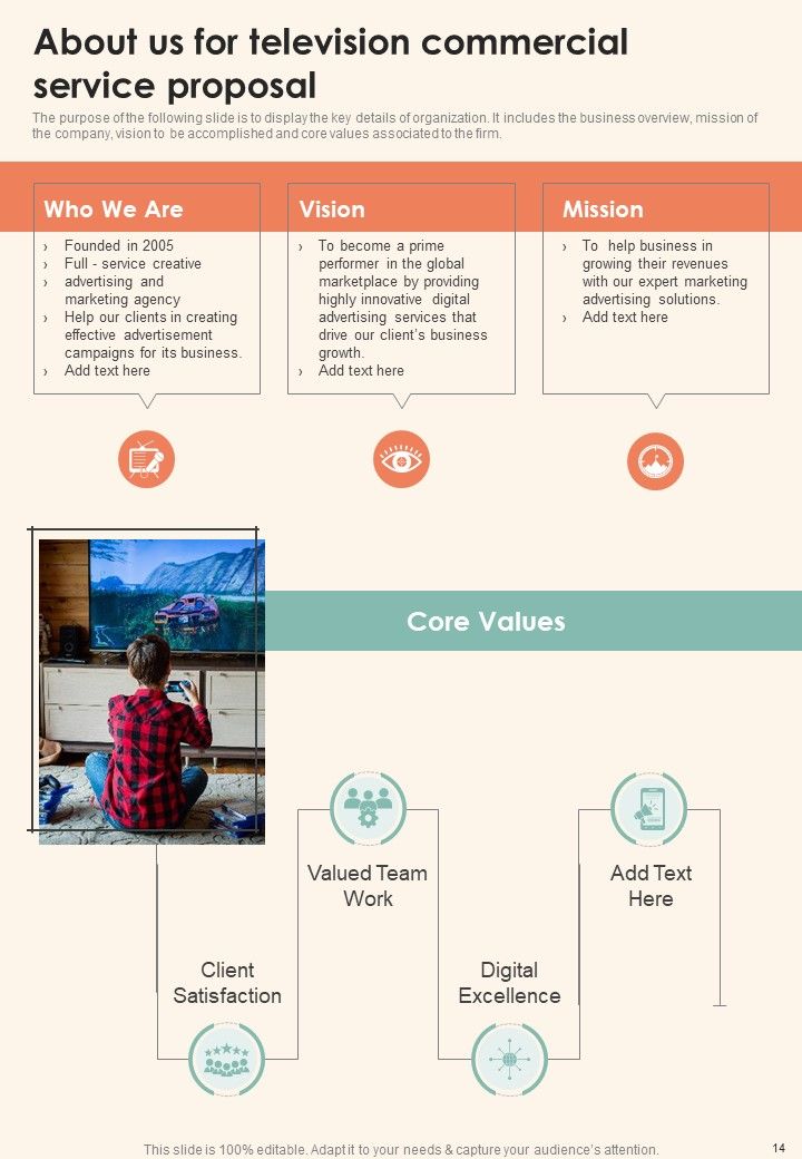Television Commercial Service Proposal Example Document Report Doc Pdf Ppt