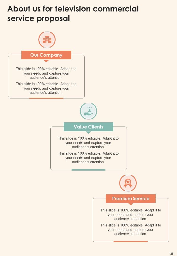 Television Commercial Service Proposal Example Document Report Doc Pdf Ppt