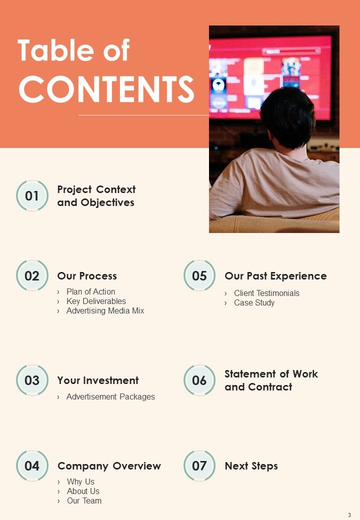 Television Commercial Service Proposal Example Document Report Doc Pdf Ppt
