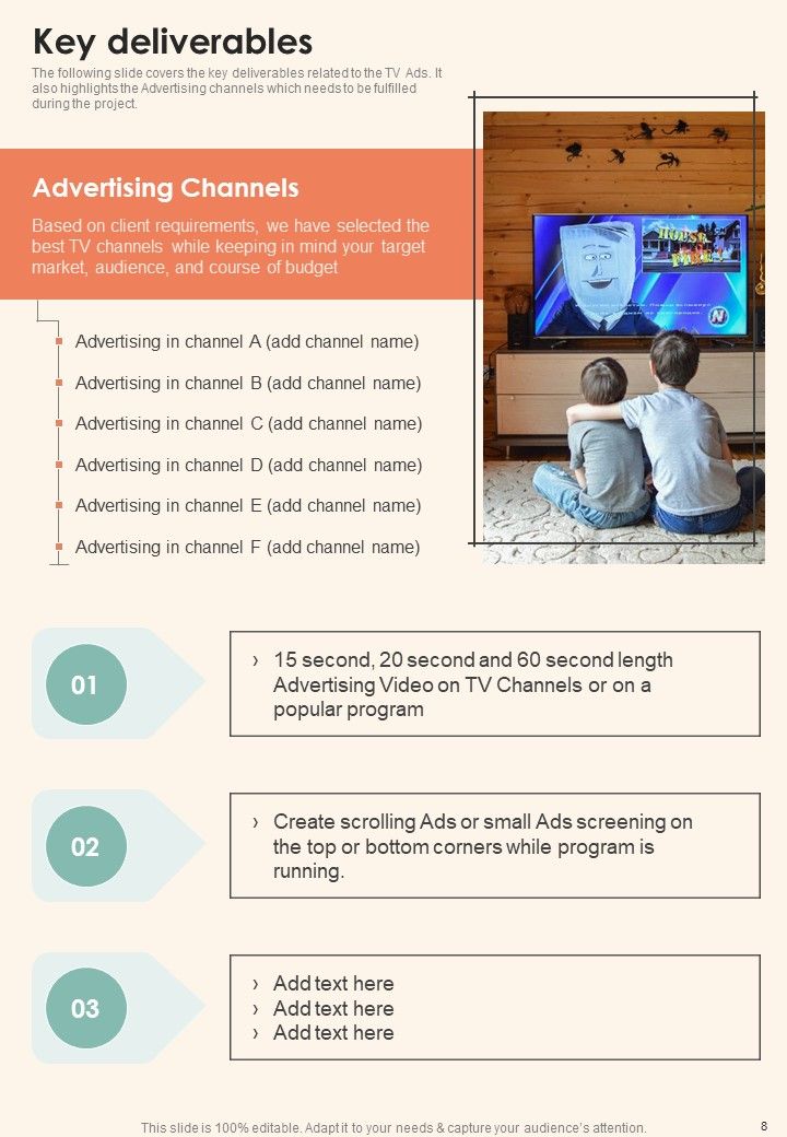 Television Commercial Service Proposal Example Document Report Doc Pdf Ppt