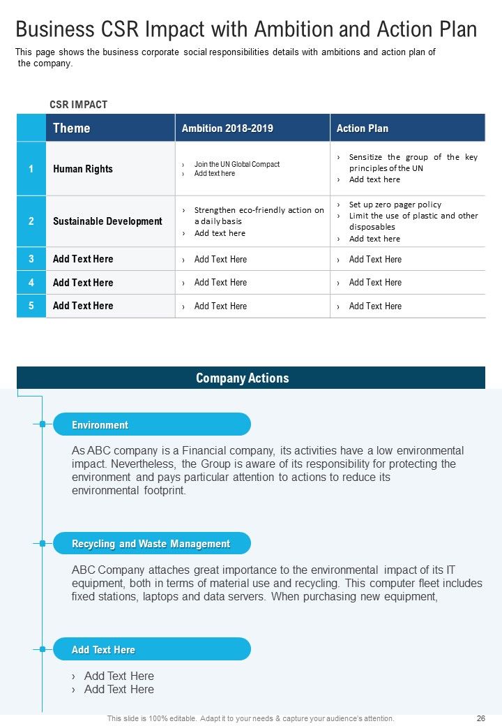 Template For Accounting Organization Yearly Report One Pager Documents