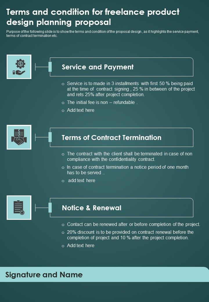 Terms_And_Condition_For_Freelance_Product_Design_Planning_Proposal_One_Pager_Sample_Example_Document_Slide_1.jpg