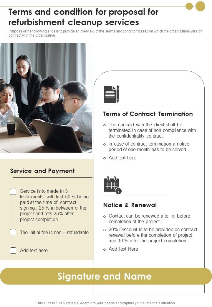 Terms_And_Condition_For_Proposal_For_Refurbishment_Cleanup_Services_One_Pager_Sample_Example_Document_Slide_1.jpg