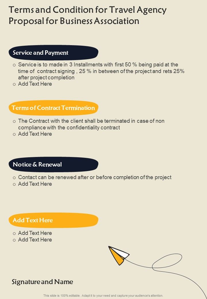 Terms_And_Condition_For_Travel_Agency_Proposal_For_Business_Association_One_Pager_Sample_Example_Document_Slide_1.jpg