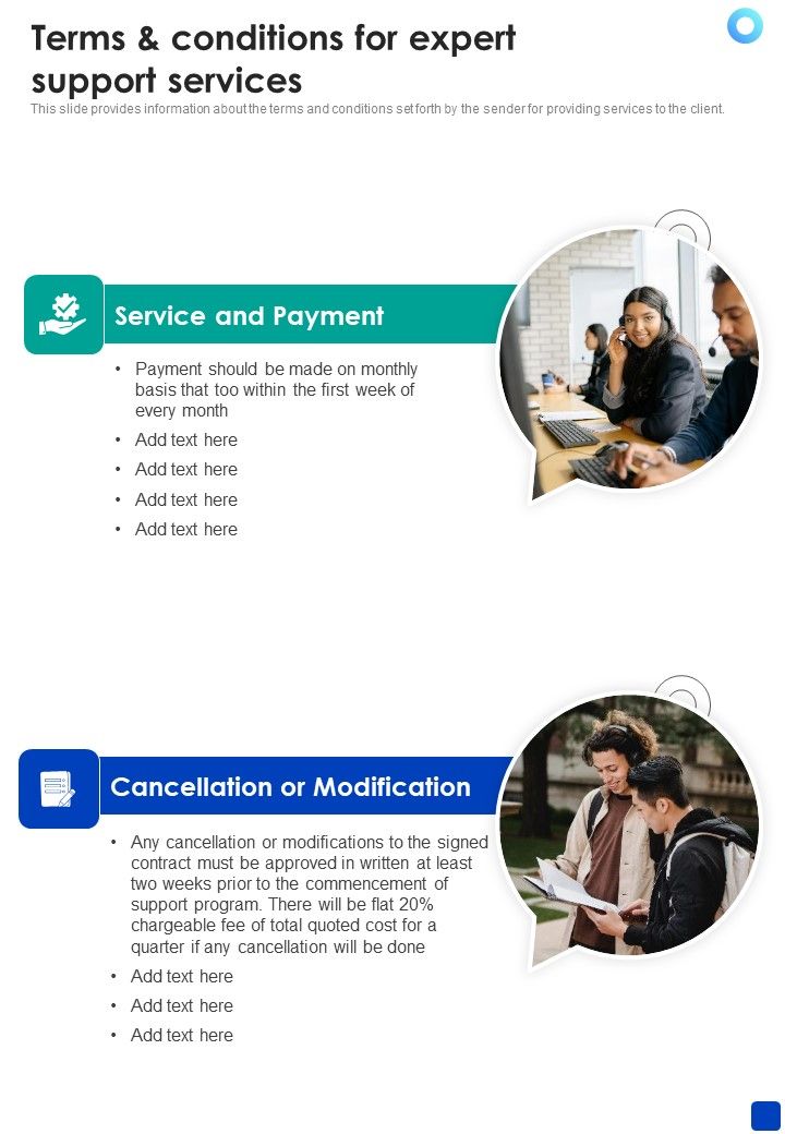 Terms_And_Conditions_For_Expert_Support_Services_One_Pager_Sample_Example_Document_Slide_1.jpg