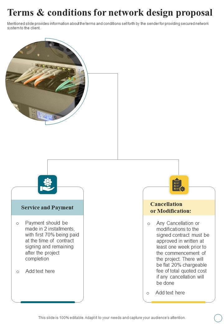 Terms_And_Conditions_For_Network_Design_Proposal_One_Pager_Sample_Example_Document_Slide_1.jpg