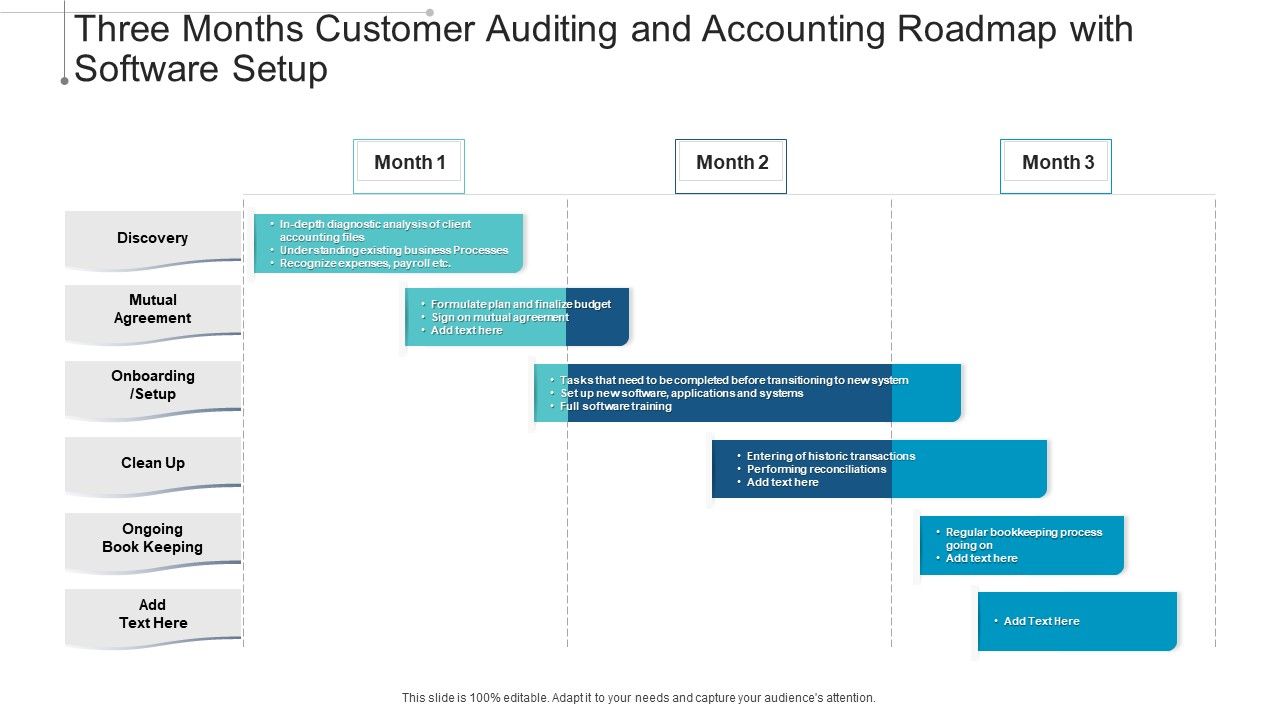 Three_Months_Customer_Auditing_And_Accounting_Roadmap_With_Software_Setup_Professional_Slide_1.jpg