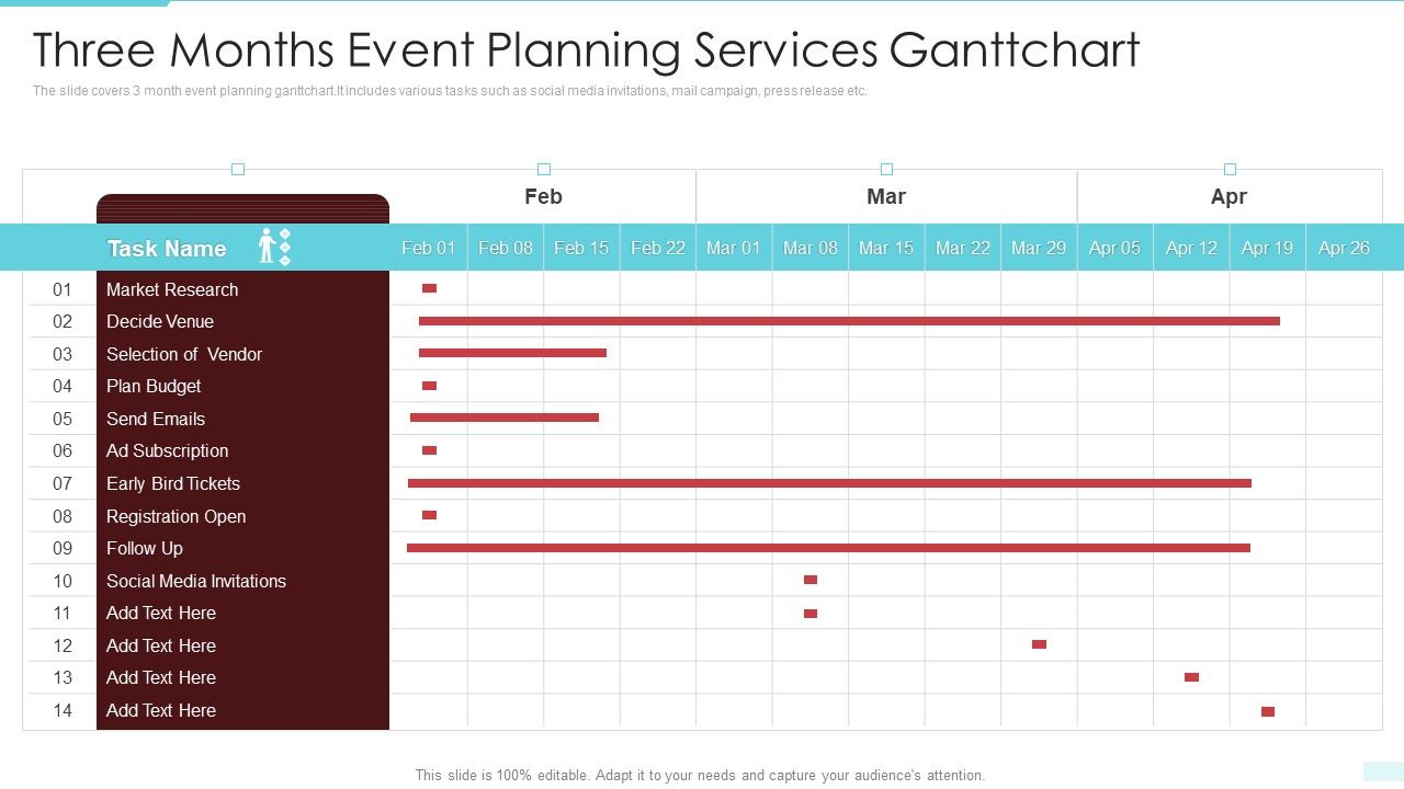 Three_Months_Event_Planning_Services_Ganttchart_Clipart_PDF_Slide_1.jpg