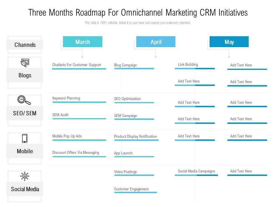 Three_Months_Roadmap_For_Omnichannel_Marketing_CRM_Initiatives_Elements_Slide_1.jpg