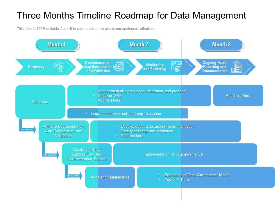 Three_Months_Timeline_Roadmap_For_Data_Management_Introduction_Slide_1.jpg