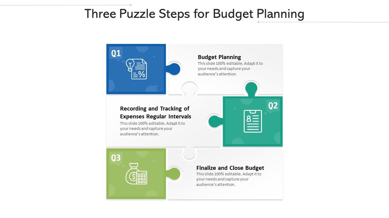 Three_Puzzle_Steps_For_Budget_Planning_Ppt_PowerPoint_Presentation_Gallery_Pictures_PDF_Slide_1.jpg