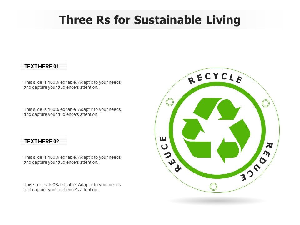 Three_Rs_For_Sustainable_Living_Ppt_PowerPoint_Presentation_Summary_Inspiration_PDF_Slide_1.jpg