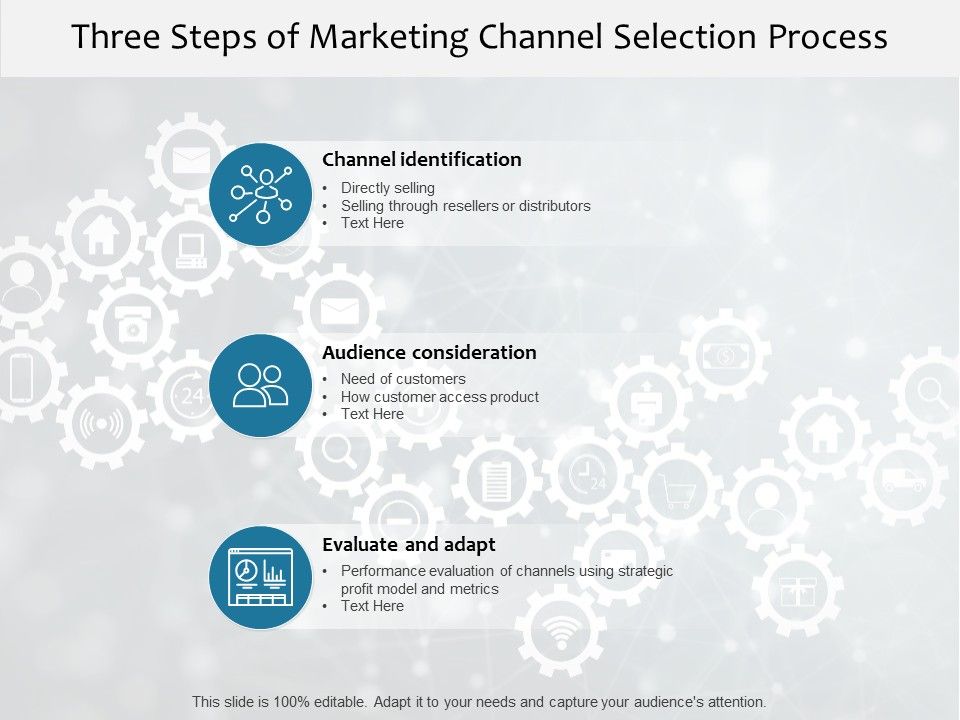 Three_Steps_Of_Marketing_Channel_Selection_Process_Ppt_PowerPoint_Presentation_File_Good_Slide_1.jpg