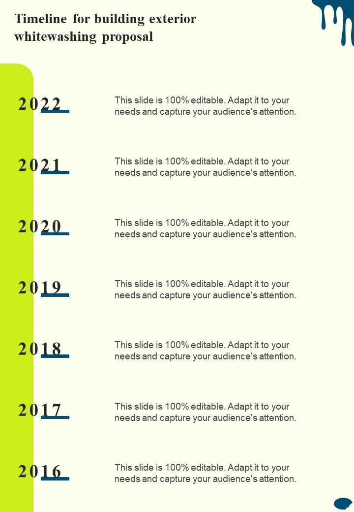 Timeline_For_Building_Exterior_Whitewashing_Proposal_One_Pager_Sample_Example_Document_Slide_1.jpg