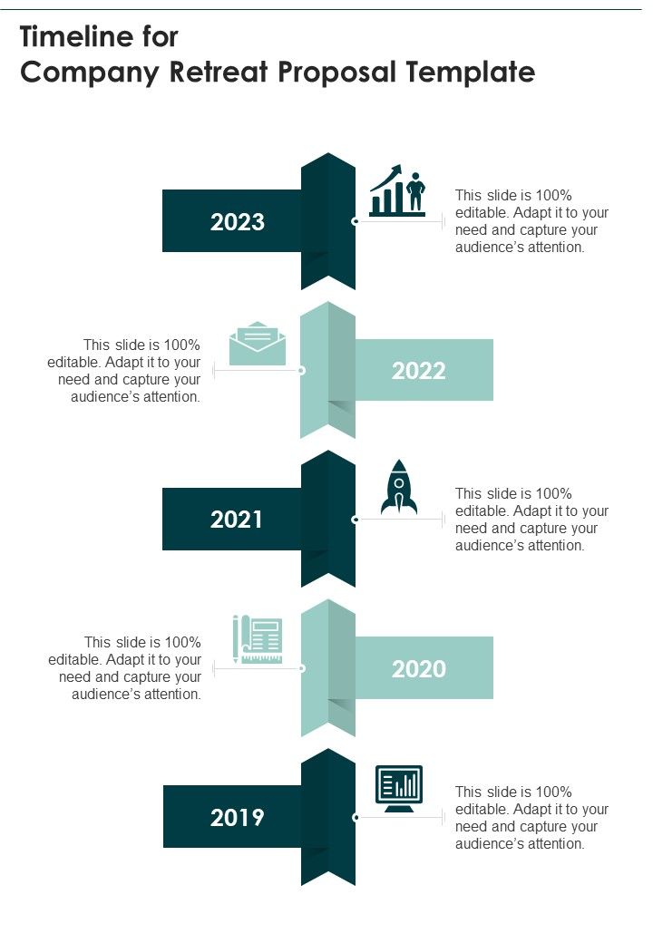 Timeline For Company Retreat Proposal Template One Pager Sample Example Document Slide01
