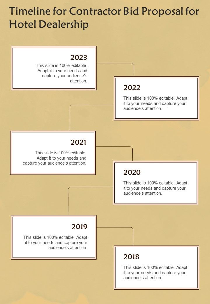 Timeline_For_Contractor_Bid_Proposal_For_Hotel_Dealership_One_Pager_Sample_Example_Document_Slide_1.jpg
