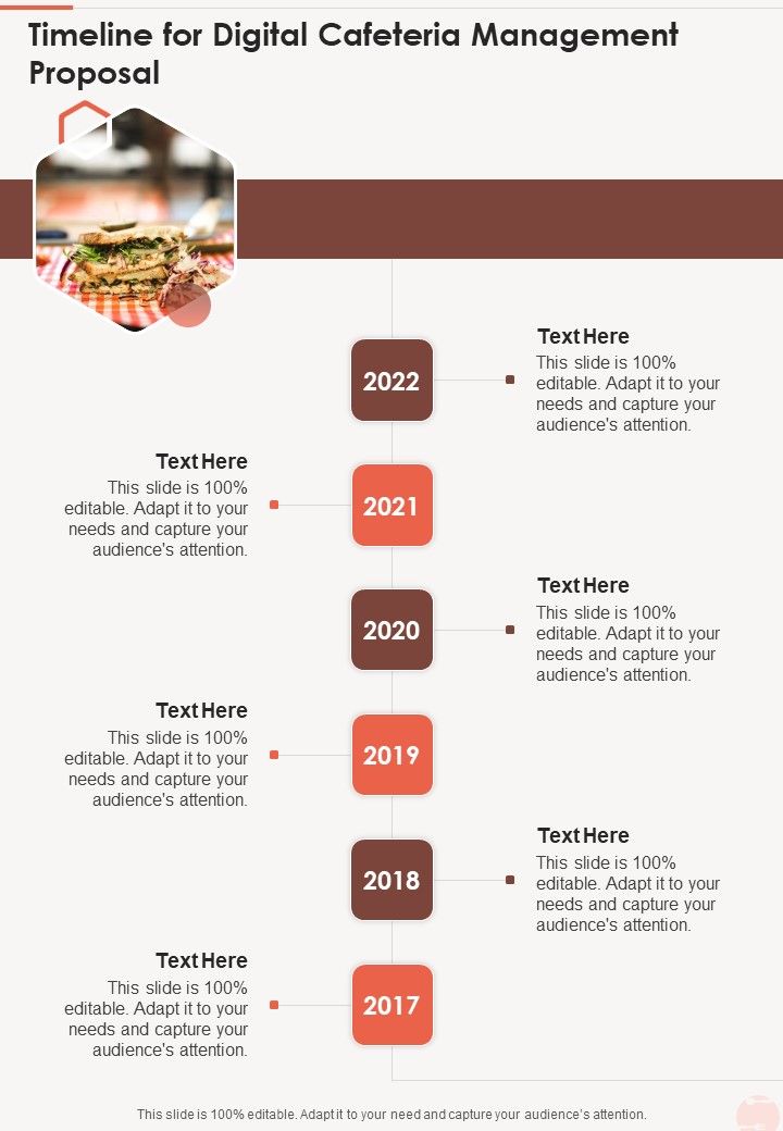Timeline_For_Digital_Cafeteria_Management_Proposal_One_Pager_Sample_Example_Document_Slide_1.jpg