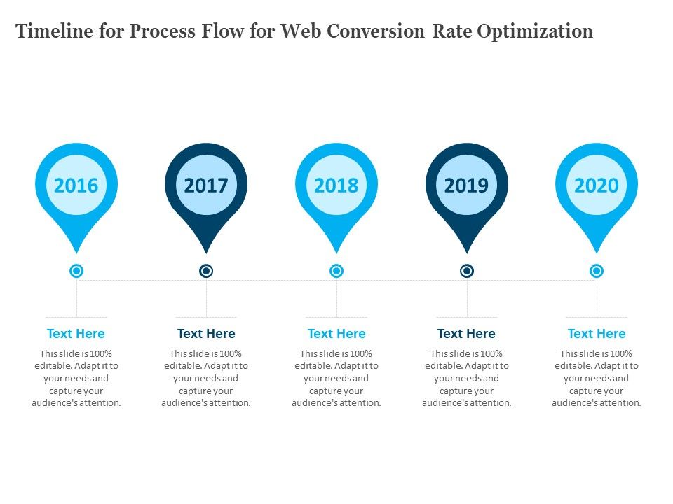 Timeline_For_Process_Flow_For_Web_Conversion_Rate_Optimization_Ppt_Gallery_Smartart_PDF_Slide_1.jpg