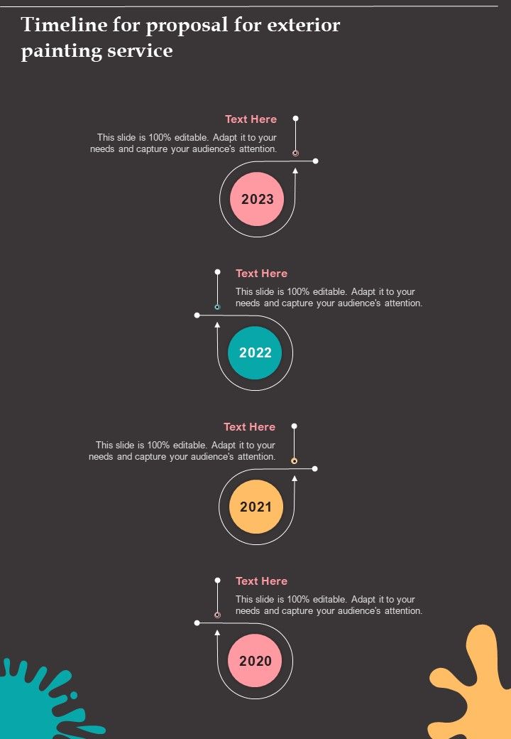 Timeline_For_Proposal_For_Exterior_Painting_Service_One_Pager_Sample_Example_Document_Slide_1.jpg