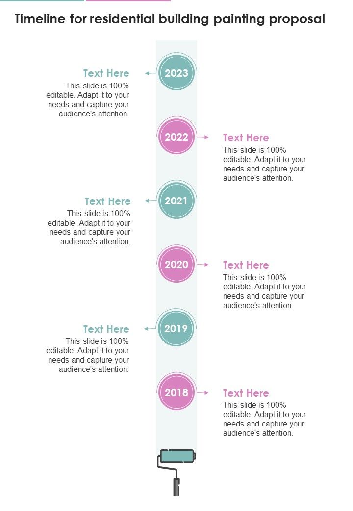 Timeline_For_Residential_Building_Painting_Proposal_One_Pager_Sample_Example_Document_Slide_1.jpg