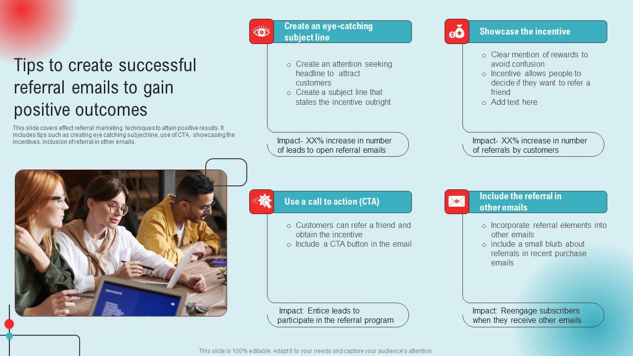 Tips_To_Create_Successful_Referral_Emails_To_Gain_Positive_Outcomes_Ppt_PowerPoint_Presentation_Diagram_Templates_PDF_Slide_1.jpg